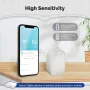 MoesHouse Tuya Zigbe 温度湿度センサー スマートセキュリティセンサープローブ アプリリモコン