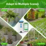 NEO Tuya WiFi Smart Solar Soil Temperature and Humidity Meter Detector Phone App Real Time Monitor for Home Garden 2025