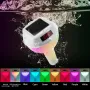 Wireless Solar Powered Pool Thermometer IP68 Waterproof RGB Ambient Light Temperature Display Smart Timer Child Lock 2200mAh Battery Smart Home Automation Solar Energy Savings Device