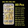Brass Heat Set Insert Nut M2 M2.5 M3 M4 M5 M6 Nutinsert Thread Knurled Embedment Screw Nuts 3D Printing Assortment Kit