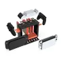 TNS-19051B Switch2 Multifunctional Storage Stand for Switch2 Console with 12 Game Card Slots 15 Disc Holder 2 Controller Dock Compact Organizer Gaming Accessories