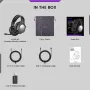 EKSA E1000WT Gaming Headset 7.1 Surround Wireless bluetooth Headphone 50mm Powerful Driver ENC Call Noise Cancelling 36H Battery Life Low Game Latency Support 3.5mm Wired Headphones