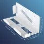 JYS JYS-P5226 for PS5 PRO/PS5 Slim/PS5 Host Wall Mount Kit Console Wall-mounted Controller Storage Rack