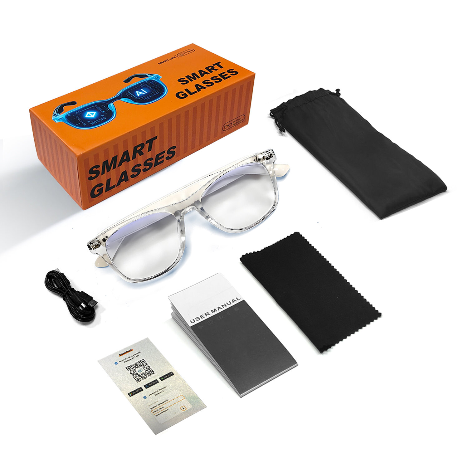 White Frame-Anti Blue Light