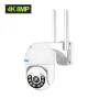 ESCAM QF800 8MP Pan/Tilt AI Humanoid Detection Auto Tracking Cloud Storage Waterproof WiFi IP Camera Two Way Audio Night Vision ICSEE APP