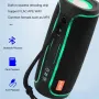 T&G TG288 Portable Speaker bluetooth Speaker 360° Stereo Deep Bass RGB Light IPX6 Waterproof TWS Pairing Hands-free Call Support AUX TF Card Playback 1800mAh Battery Outdoor Riding Speaker