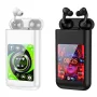 A98 Box bluetooth Earphone LED Screen Earbuds 2.8-inch Screen 8000mAh Battery Capacity Power Bank Flashlight Portable Multimedia Headphones