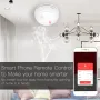 MOES Tuya ZigBe Smart Wireless Smoke Detector Fire 85dB Sound Alarm Siren Sensor Smart Safety Protection Home Kitchen Fire App Alert