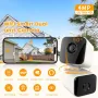 Tuya 4MP Smart WiFi IP Camera Dual Lens Human Detection IR Night Automatic Tracking Camera Works With Alexa Google Home