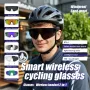QY-Pro2 bluetooth 5.4 Smart Cycling Glasses with AI Voice Assistant UV Protection Windproof Sandproof 360° Surround Sound for Outdoor Sports