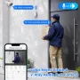 Hiseeu 4K 8MP PoE IP Camera Outdoors Night Vision Motion Detection Two-way Intercom H.265+ Video Surveillance Audio Record CCTV Home Security Cameras