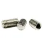 500pcs DIN913 Hex Hexagon Socket Allen Flat Point Set Screw Grub Bolt M2.5 M3 M4 304 A2 Stainless Steel Grade 12.9 Steel Kit with Box