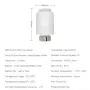 TRV06 Tuya Smart Zigbee3.0 Thermostat Radiator Valve Actuator Smart TRV Programmable Temperature Controller Voice Control with Alexa Google Home