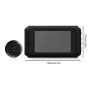 N9S 3.97in LCD Screen Visual Doorbell Digital Magic Eye Electronic Viewfinder Night Vision Safety Door Viewer Photo Recording Door Peephole Camera