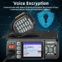 ABBREE AR-318 Walkie Talkie Mini Mobile Radio 25W U/V Band Long Range Dual Mode Watch Voice Encryption Car Walkie Talkie