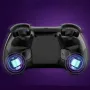 Z01 Wireless bluetooth Game Controller with Hall Joystick and Hall Trigger 6-Axis Motion Sensor Support Turbo Programmable Dual Motor Vibration Gamepad for PS4 PS3 Switch Steam PC
