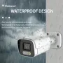 4K 8MP Wireless IP Camera Audio Outdoor H.265 Onvif Metal Bullet Waterproof CCTV Home Color Night Vision Human Detection Security Camera