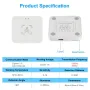 Tuya WiFi / Zigbe Smart Human Presence Sensor with Bracket Luminance/Distance Detection Smart Life APP Home Automation for Z2M Alexa Google