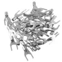 AOQDQDQD® 320Pcs Connector Cold Pressed OT/UT Crimp Terminals Copper Nose Wiring Fork Set with Box