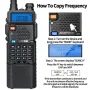 Baofeng M-5R Walkie-Talkie 5W 8W Power Extended Version One-Key Frequency AM Aviation Full-Band 3800mAh Battery Outdoor Radio