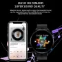 H5 1.28-inch HD Screen ECG Non-invasive Blood Glucose Measurement bluetooth Call Heart Rate Blood Pressure SpO2 Monitor Sleep Monitoring HRV Function Breathing Exercise Female Cycle Multi-sport Modes IP68 Waterproof Smart Watch
