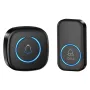 Wireless Doorbell IP44 Waterproof Smart Home Welcome Door Bell 300M Range 60 Ringtones 5-level Volume Adjustable Intelligent Home Chime Bell Kit EU Plug