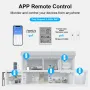 Tuya WiFi+RF433 Temperature & Humidity Sensor Sets Screen Display Monitor Main Sub devices Kits Works With Alexa Google Home
