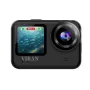 VIRAN V9 4K 60FPS WiFi Anti-shake Action Camera with Remote Control Dual Color Screen Diving Cycling Waterproof Sports Recorder