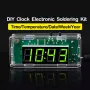 DIY Digital Clock Kit Multifunctional DS1302 USB Nixie Tube Display with Alarm Temperature Memory Brightness