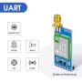 LoRa Wireless Module 433Mhz Serial Port Transceiver Low Power 8KM Transmission Distance UART Transceiver