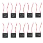 10pcs CBB61 450V 2.5uf Starting Capacitance AC Fan Capacitor CBB Motor Run Capacitor 450V 2.5μF