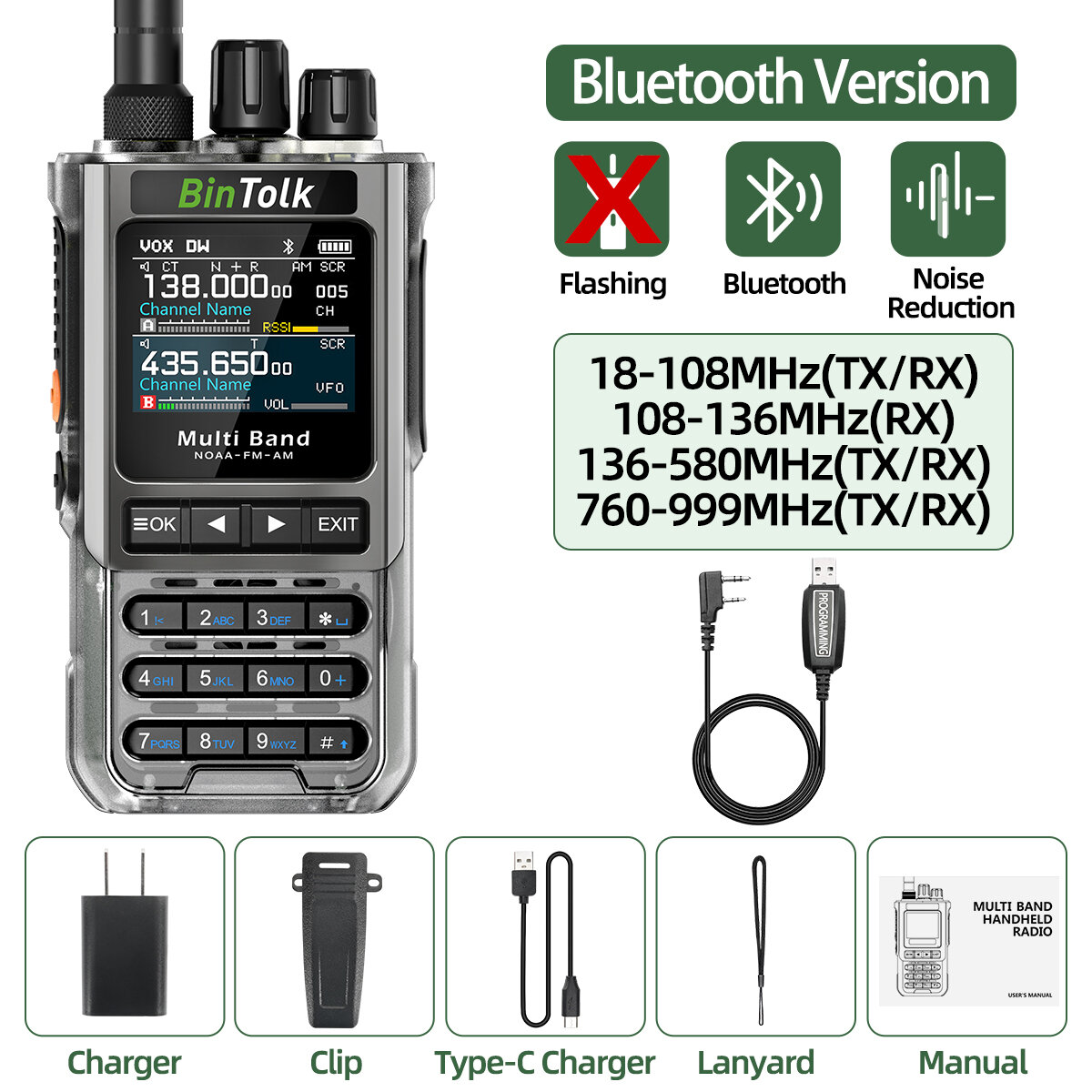 bluetooth+Frequency Writing Cable