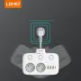 LDNIO Multi-socket Power Strip 2 EU Outlet with 3 USB 1 Type-C Port Multiple Socket Switch European Splitter Socket