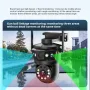 6MP Three-Lens Wireless WIFI IP Camera 360° Panoramic View 1080p Night Vision IP66 Waterproof Mobile App Controlled WiFi Surveillance Camera EU Plug