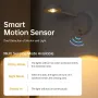 Night Light Motion Sensor Light Wireless USB LED for Kitchen Bedroom Mural Living Room Sensor Wall Lamp Indoor Lighting LED Wire-free
