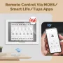 MOES Tuya Zigbe 63A Circuit Breaker Smart Electricity Monitor V0 Fireproof Retardant Alarm Threshold Set Tuya & Smart Life APP Control Voice Control with Alexa Google Home
