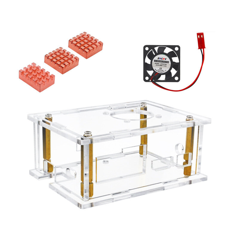 Shell + Fan + Pure copper heat sink