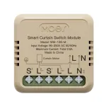 MOES WM-108-M WiFi Tuya Smart Curtain Switch Module 90-250V AC App Remote Motor Steering Calibration Smart Home Automation Voice Control with Alexa Google Assistant