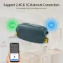 NEO DN20 Tuya Smart WiFi Water Valve Water Flow Rate and Water Meter Shut On/Off Remote Control Real Time Display IP66 Waterproof Work with Alexa Google Assistant
