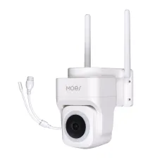 MOES Tuya WiFi 3MP Smart Security Camera Support Wireless Wired RJ45 Network IP65 Waterproof Motion Tracking Full Color Night EU Plug