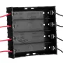 DIY 4 Slot 18650 Battery Holder With 8 Leads