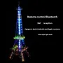 DIY Eiffel Tower Electronic Kit Bluetooth LED USB Audio Amplifier Multi-Color Lights Easy Assembly Compatible with Android iOS 585mm