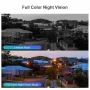 WQJ839P-PW-4 10K UHD Three Screen Wifi Surveillance Camera 20X Optical Zoom Outdoor PTZ Color Night Vision Human Detection Two-way Audio IP66 Waterproof IP CCTV Security Camera
