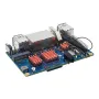 Orange Pi RV2 Acrylic Case Transparent Shell Cooling Fan Optional Copper Heatsinks Protective Box for Single Board Computer