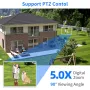 Hiseeu WHD318 8MP WiFi Camera Intelligent Night Vision Two-way Audio AI Human Detection IP66 Waterproof Support TF Card Wireless PTZ IP Safety Camera