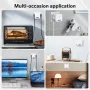 Bakeey 7-in-1 Socket Cube EU Power Outlet with 3AC 3USB Type-C Fast Charging Wall Socket with On/Off Switch for Home Use