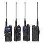 Baofeng K5 Plus Dual Band High Power Walkie Talkie Long Range 2500mAh Rechargeable NOAA Two-way Radio Portable Transceiver EU Plug