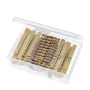 300PCS 30 Values Film Resistors Package 1/2W 5% 10R-1M Carbon Film Metal Resistors Assortment Kit Set