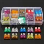 50Pcs 3A-40A Warna Medium Blade Fius Kit Pelbagai -10 Saiz