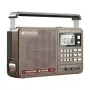 SANSUI E35 Radio Portable Digital Retro Speaker HiFi Bass Music Player with LED Flashlight FM AM SW Full Band Support USB TF Card Playback Radios